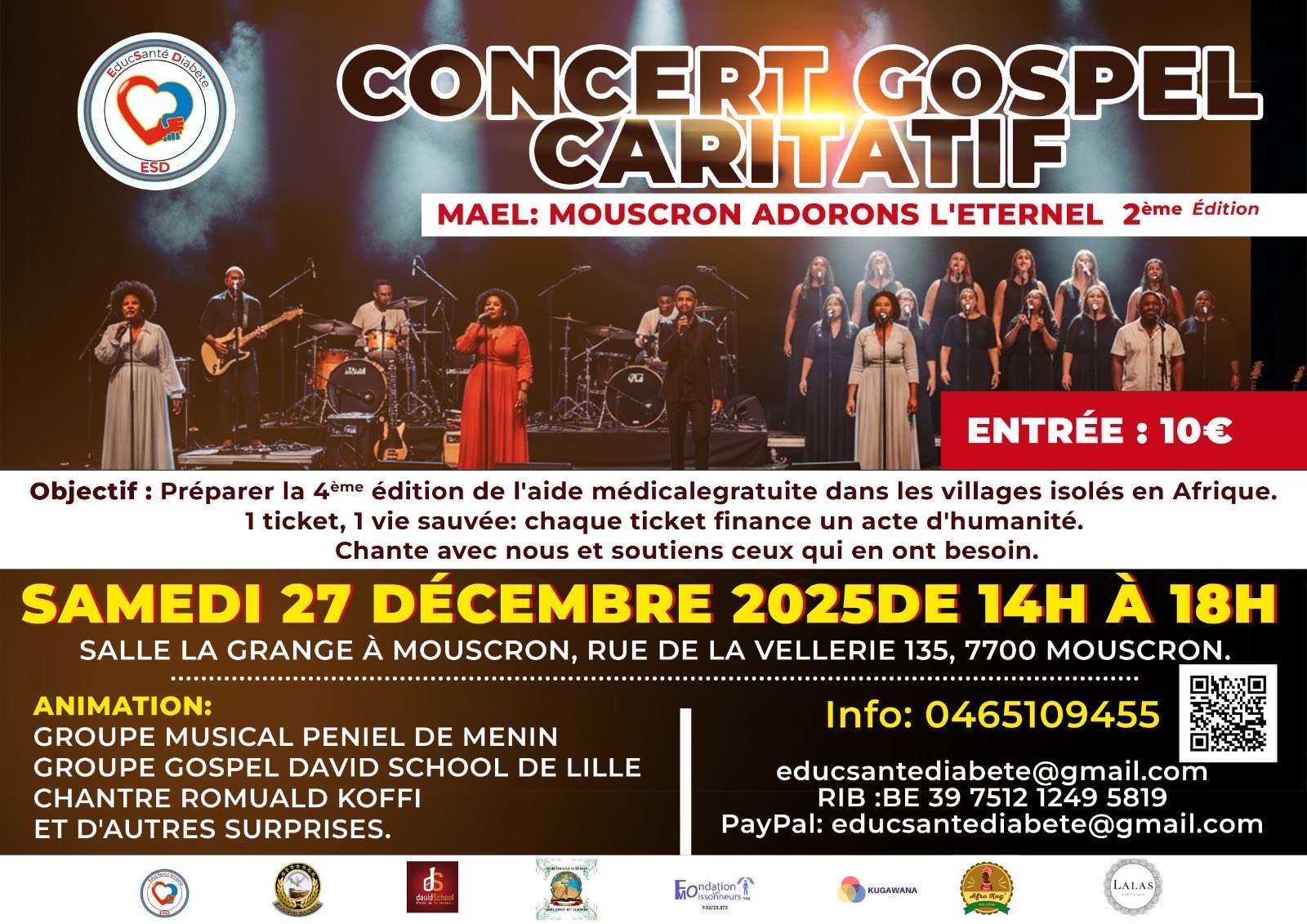 La deuxieme édition du concert Gospel caritatif en préparation !